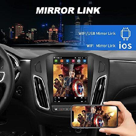 18％OFF Android Car Stereo for Ford Focus 2012 to 2018， Rimoody 9.7 Inch Touch Screen Car Radio with Bluetooth GPS Navigation WiFi FM Mirror Link RCA USB SWC