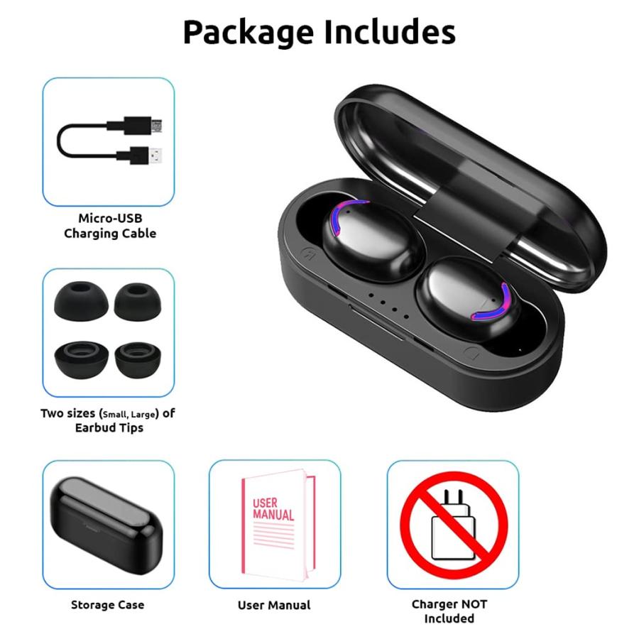 送無料 VOLT PLUS TECH Slim Travel Wireless V5.1 Earbuds Compatible with Your Bose Noise Cancelling Headphones 700 Updated Micro Thin Case with Quad Mic 8D Ba