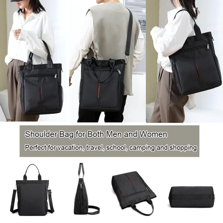 期間限定特別価格 Men´s Tote Bag Laptop A4 Shoulder Bag Nylon Messenger Bag Crossbody Purse Waterproof for Business Travel Work Outdoor Small