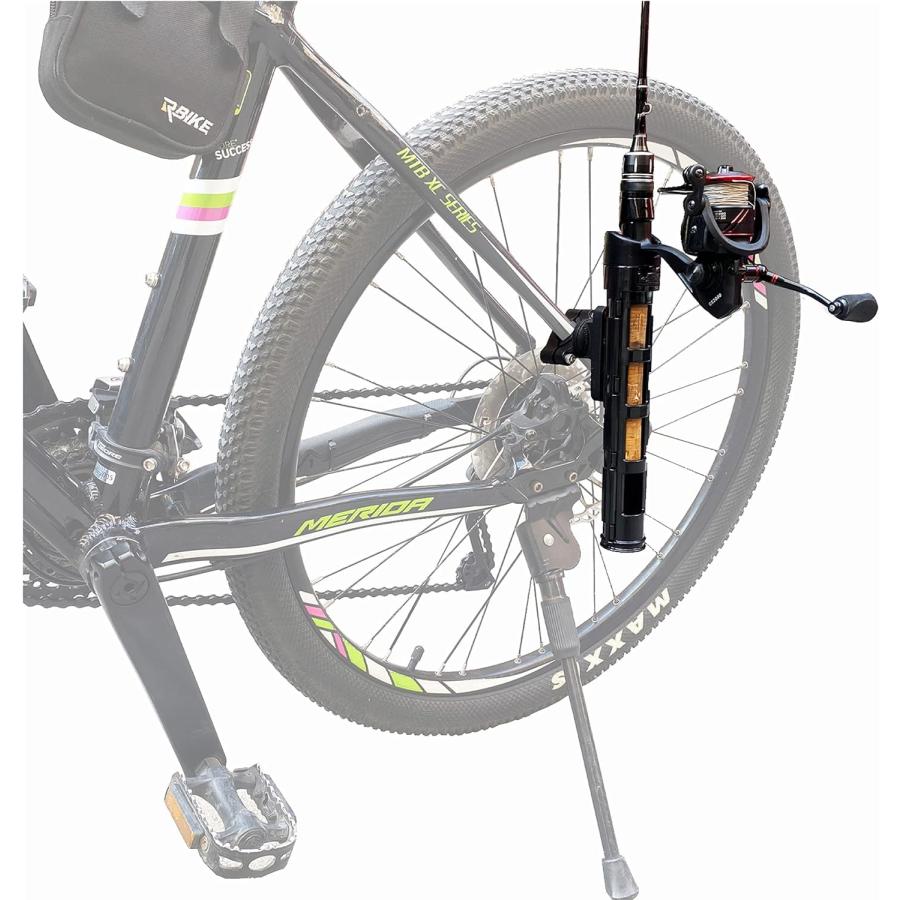 Bike Fishing Rod Holder-Fishing Rods are Securely Attached to The