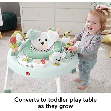 プレゼント対象商品 Baby To Toddler Toy 3-In-1 Snugapuppy Activity Center and Play Table with Lights Sounds and Developmental Activities