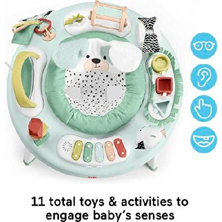 プレゼント対象商品 Baby To Toddler Toy 3-In-1 Snugapuppy Activity Center and Play Table with Lights Sounds and Developmental Activities