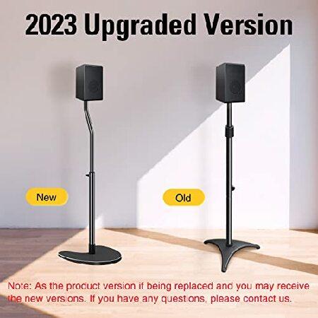 Mounting Dream スピーカースタンド ペア 最大40インチ 高さ調節可能 スピーカースタンドマウント 高耐久ベース 拡張可能チューブ 1スタンドあたりの耐荷重11ポ 