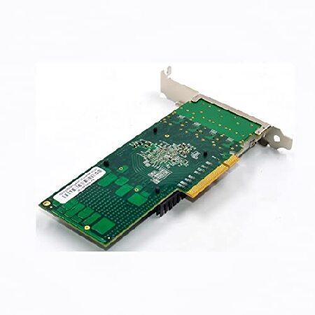 オンラインストア販売店 10Gb PCI-e 3.0 X8 NIC ネットワークカード クアッドSFP+ポート Broadcom BCM57840コントローラー付き PCI Express イーサネット LANアダプター Windowsサーバー