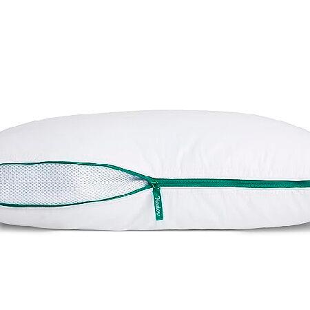 Marlow ベッド枕 - 低反発素材 冷却ジェルと調節可能な硬さ - キング