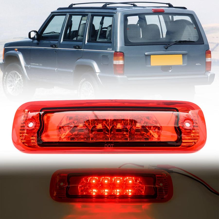 NSLUMO Led Third Brake Light Replacement for Jeep 19972001 Cherokee