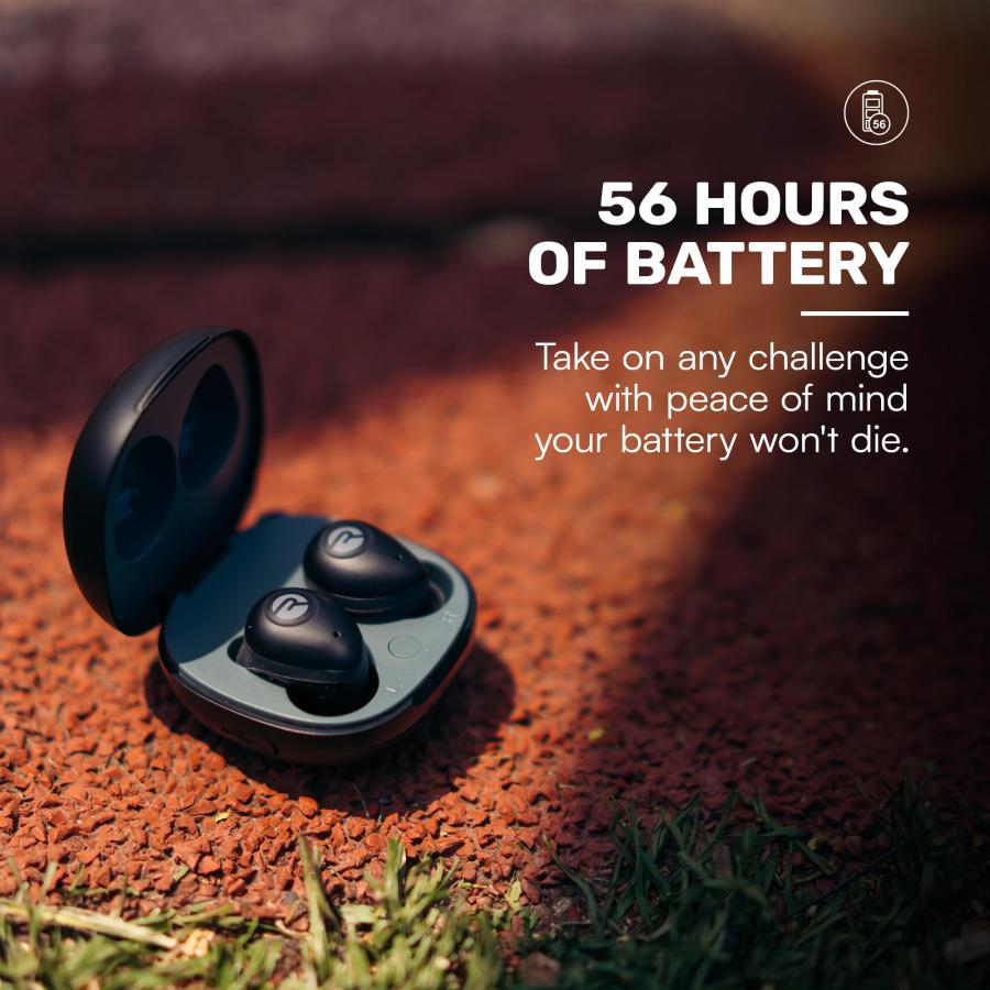 売り日本 Raycon Fitness Bluetooth True Wireless Earbuds with Built in Mic 56 Hours of Battery， IPX7 Waterproof， Active Noise Cancellation， Awareness Mode， and