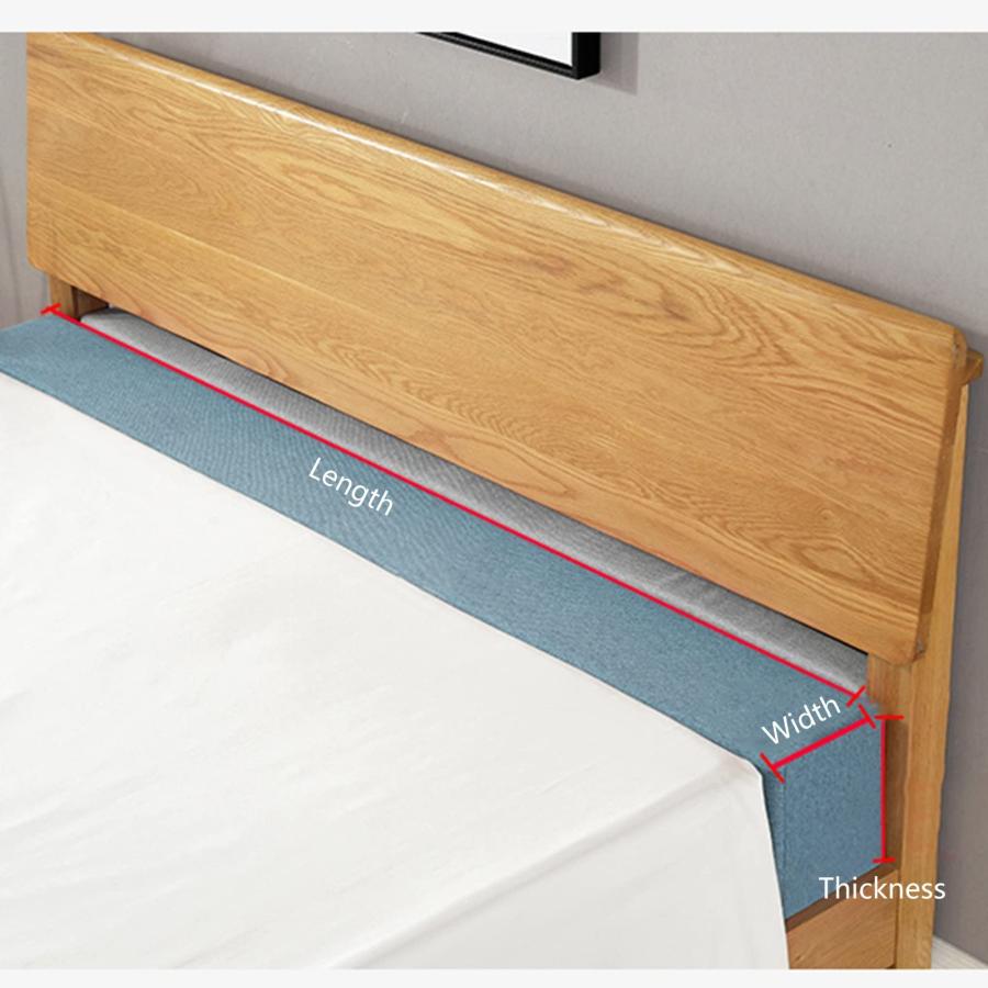 高額売筋 ZJKXJH Gap Filler for Side of Bed Against Wall， Headboard Space Pillow Stopper Pink， Hospital Bedroom Hotel Bed Mattress Extender Queen， Customizable