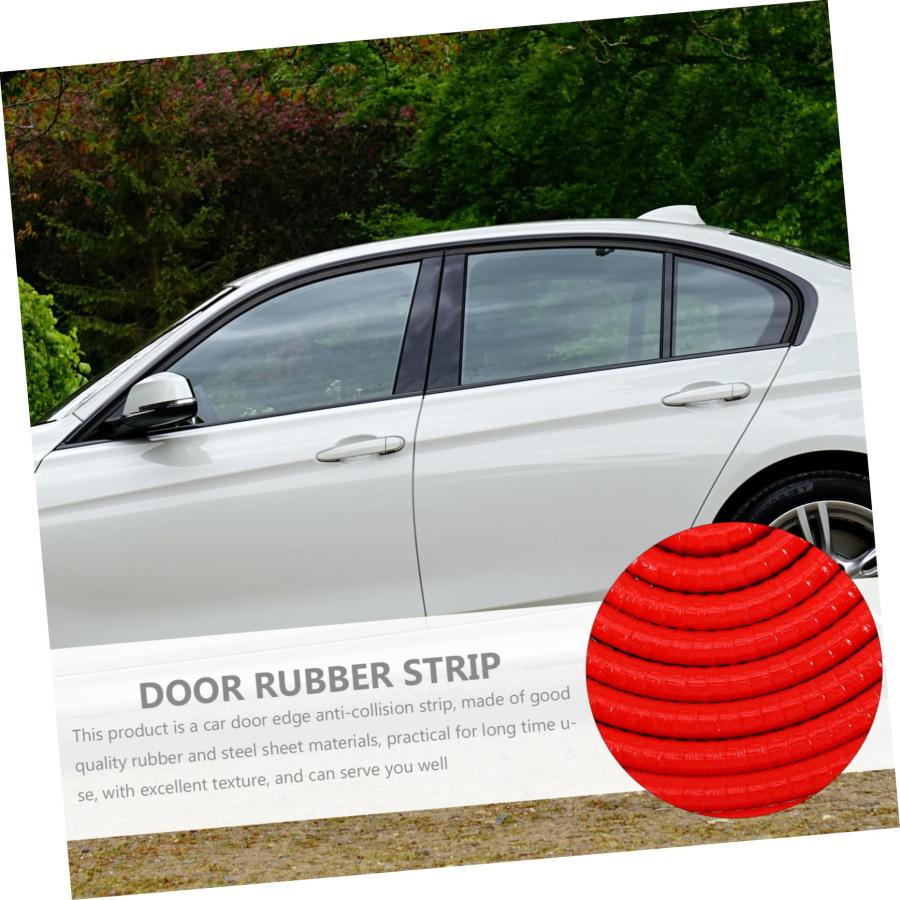 日本ファッション Wakauto Seal Strip 4 Rolls Bumper Strip Car Sound Door Protector Doorphone Anti-collision Strip Car Trim Trim Car Door Trim Side Bar Auto Rubber