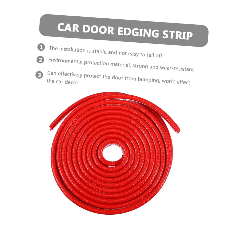 日本ファッション Wakauto Seal Strip 4 Rolls Bumper Strip Car Sound Door Protector Doorphone Anti-collision Strip Car Trim Trim Car Door Trim Side Bar Auto Rubber