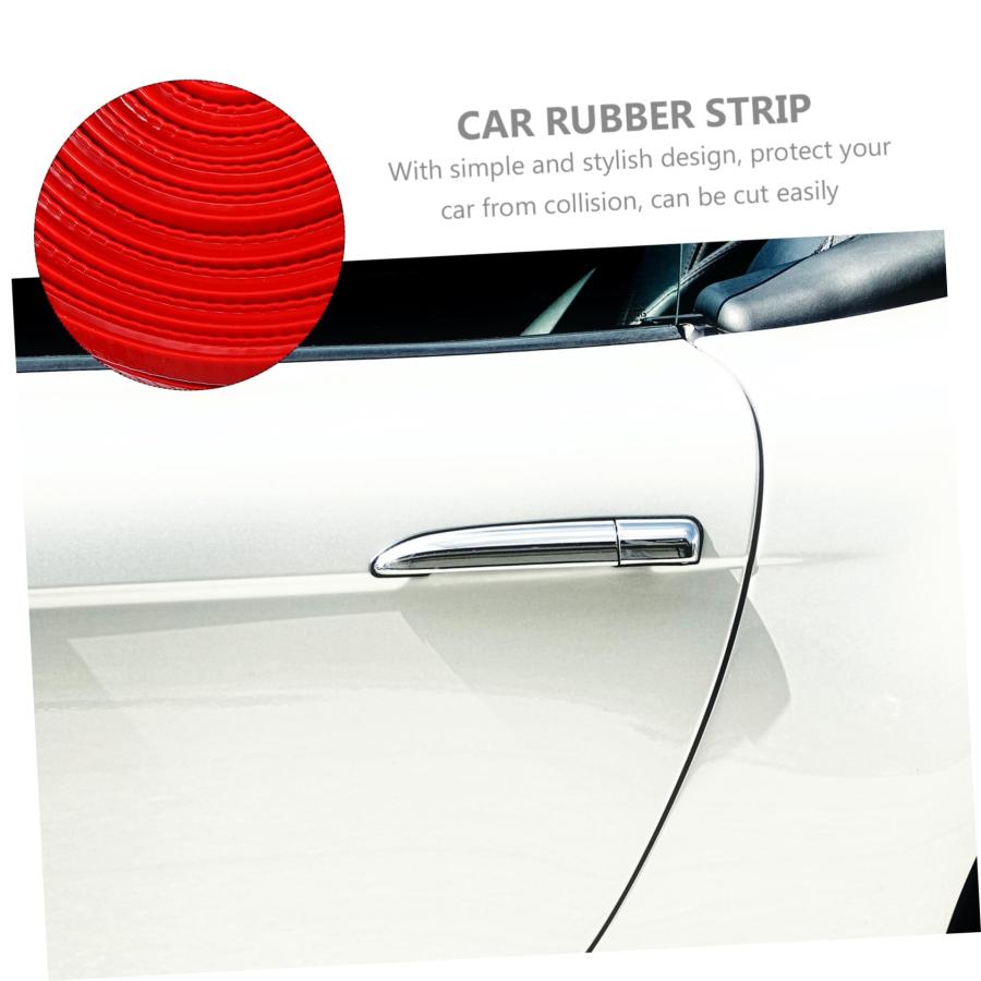 日本ファッション Wakauto Seal Strip 4 Rolls Bumper Strip Car Sound Door Protector Doorphone Anti-collision Strip Car Trim Trim Car Door Trim Side Bar Auto Rubber