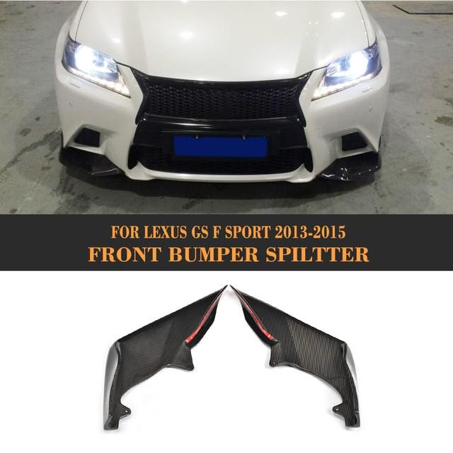 正規激安 レクサス Gs350 フロントバンパー用 Fスポーツ セダン 13 15 グロスカーボン カナード ディフューザースプリッターエアロ スポイラー 安い購入 Talentoindustrial Com