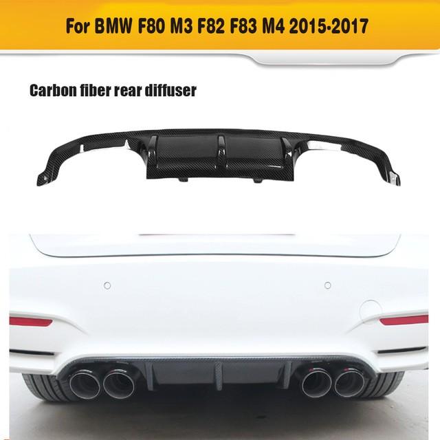 最新の激安 Bmw M4 M3 3シリーズ 4シリーズ ディフューザー エアロ リアハーフ F80 F F 14 17 車 カーボン カナード 取り付け 楽天カード分割 Kuljic Com