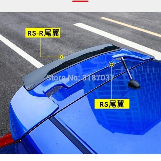 ホンダ Gk5 フィット ジャズ 14 15 16 17 Abs プラスチック塗装色リアスポイラーウイングトランク蓋カバー車のスタイリング リアスポイラー Rk Pre Store 通販 Yahoo ショッピング