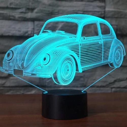 7色ビジュアル車モデル3d Ledランプ7色変える3dナイトライトクールボーイルームの装飾 Rk Pre Store 通販 Yahoo ショッピング