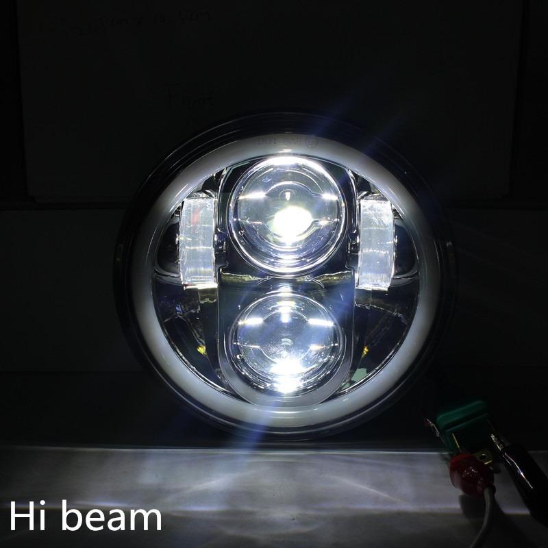 ハーレー 車検対応 Led エンジェルリング Drl付き ヘッドライト ホワイト 6000k Hi Low Ip67防水 5 3 4インチ かっこいい Led So Pre Store 通販 Yahoo ショッピング