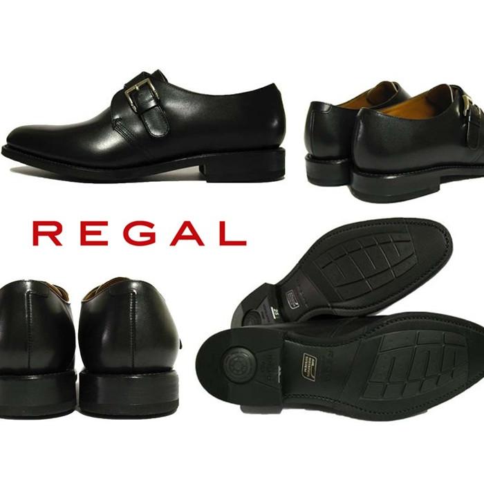 【極美品】REGAL シングルモンクストラップ 06KR ビジネスシューズ REGAL リーガル ビジネスシューズ 送料無料 06KR 上品な風合いで
