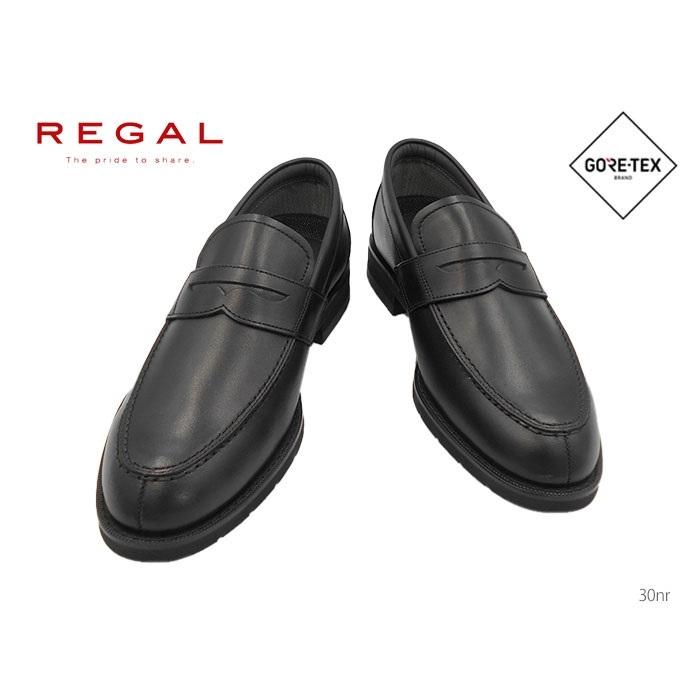 REGAL リーガル コインローファー GORE-TEX ゴアテックス ブラック