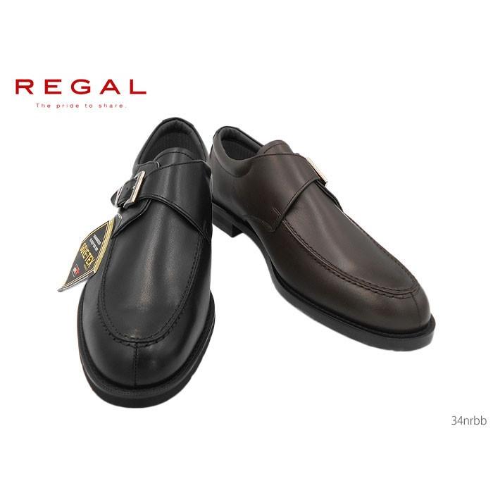 激安価格と即納で通信販売 REGAL ビジネスシューズ 34NR Uモンク econet.bi