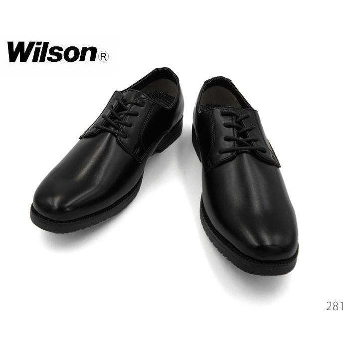 安全 今だけ限定15%OFFクーポン発行中 Wilson ウィルソン 281 黒 メンズ ビジネスシューズ 紳士靴 レースアップ garrisongunter.com garrisongunter.com