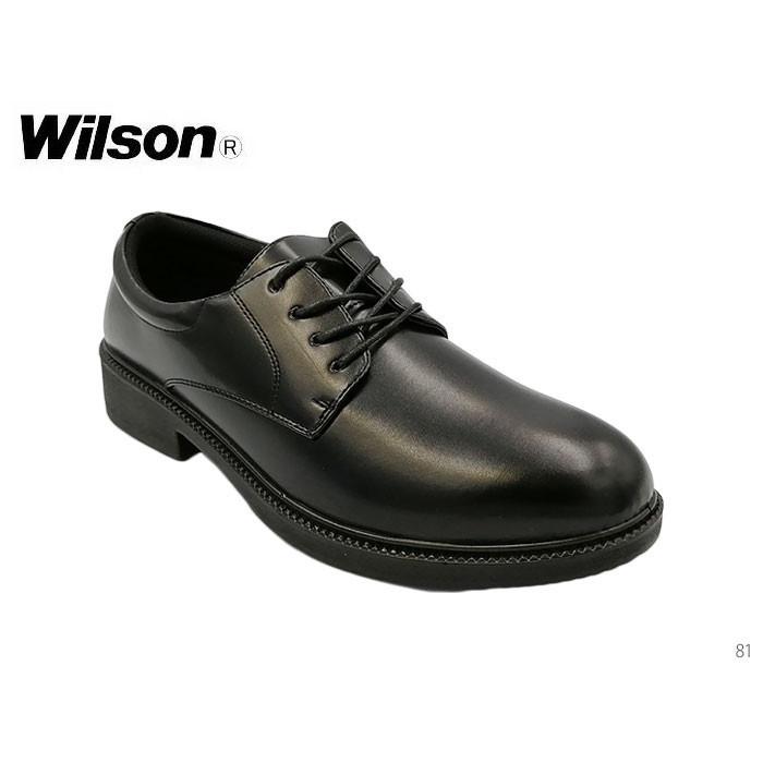 Wilson ウィルソン 81 黒 メンズ ビジネスシューズ 紳士靴 ヒモ｜precios