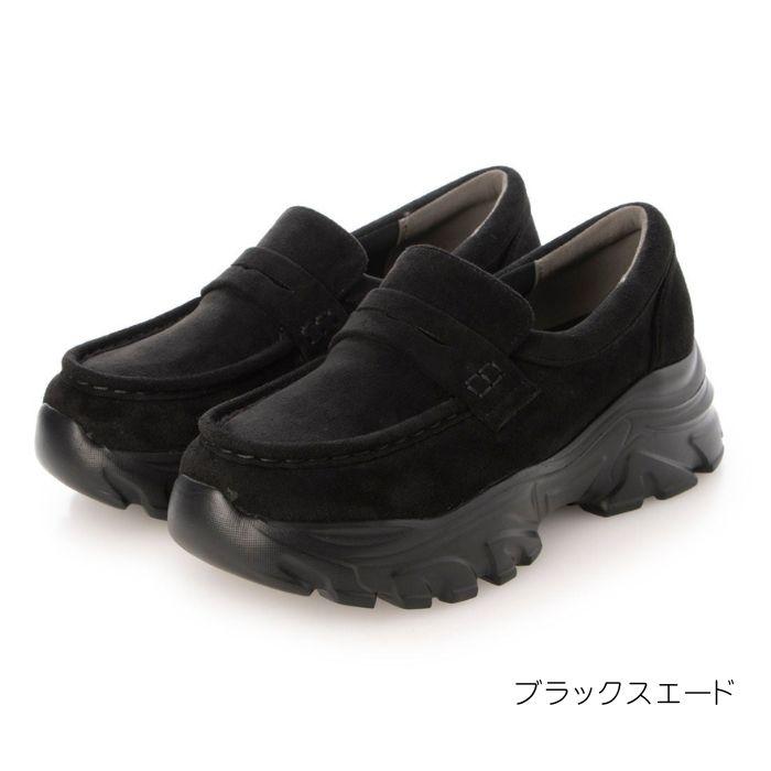 EVOL（イーボル） 軽量 スニーカーソールローファー IZ5849 レディース