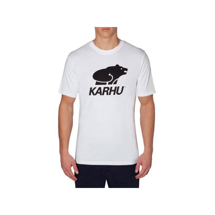 KARHU カルフ KA0084001 BASIC LOGO T-SHIRT ベーシックロゴ Tシャツ ユニセックス WHITE/BLACK ホワイト/ブラック｜precios｜02