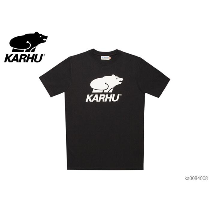 KARHU カルフ BASIC LOGO T-SHIRT ベーシックロゴ Tシャツ ブラック/ホワイト メンズ KA0084008｜precios