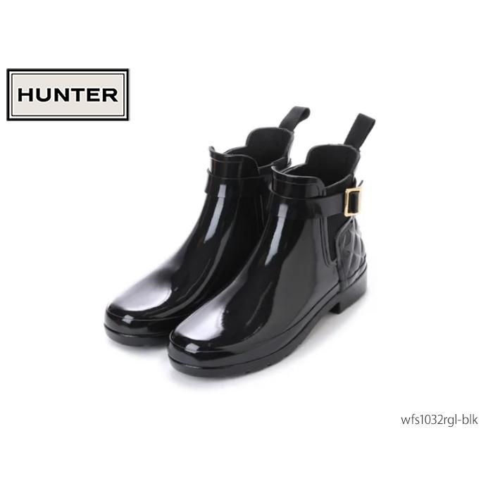 ハンター ラバーブーツ　リファインド グロス キルテッド チェルシー HUNTER ハンター ラバーブーツ リファインド グロス キルト