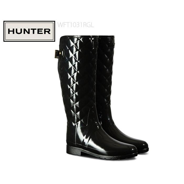 【美品】HUNTER レインブーツ リファインド　グロスキルテッドトール 楽天市場】【レディス】HUNTER ハンター オリジナルリファイン