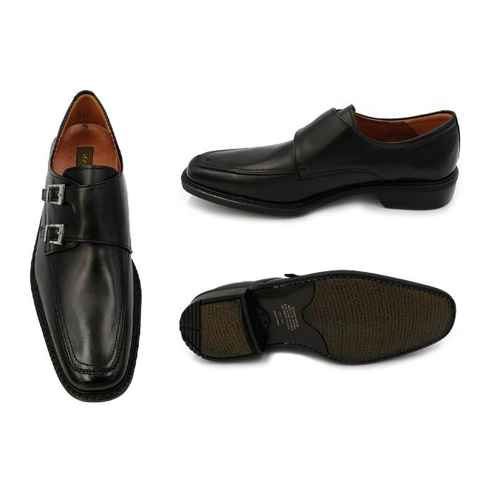 カネカ KANEKA 日本製 牛革 ビジネスシューズ ダブルモンク 4E 5012