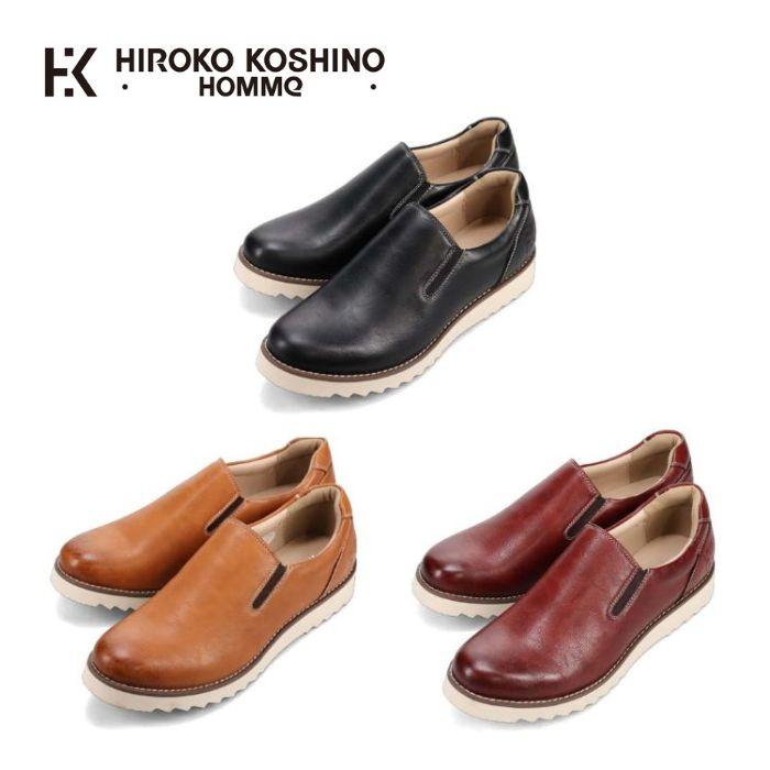 ヒロココシノ HIROKO KOSHINO メンズ スリッポン HR5907 軽量 ローカット 3E スニーカー カジュアルシューズ  靴 5907 HOMME madras マドラス社製 HIROKO KOSHINO（ヒロコ コシノ） ヒロコ コシノ オム HIROKO KOSHINO