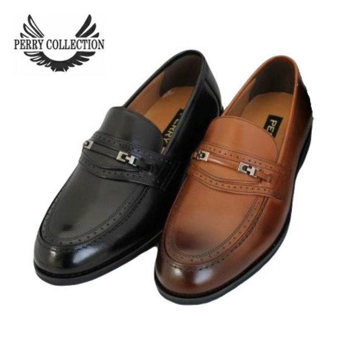 PERRY ペリー メンズ ビット ローファー PY5573 本革 幅広 4E 靴