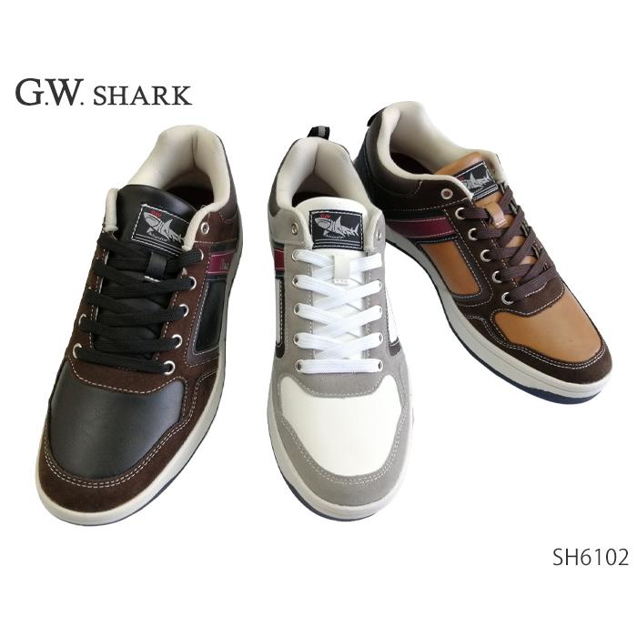 G.W.SHARK G.W.シャーク SH6102 メンズ カジュアルシューズ レース