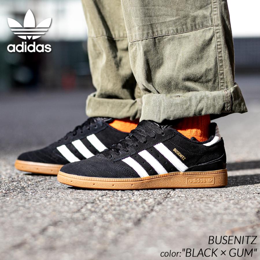 adidas SB BUSENITZ BLACK × GUM アディダス ブセニツ スニーカー ( 黒 