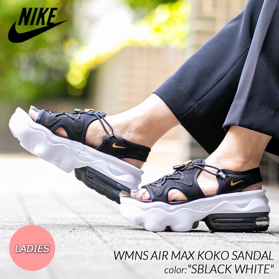 NIKE WMNS AIR MAX KOKO SANDAL "BLACK WHITE" ナイキ ウィメンズ エアマックス ココ サンダル