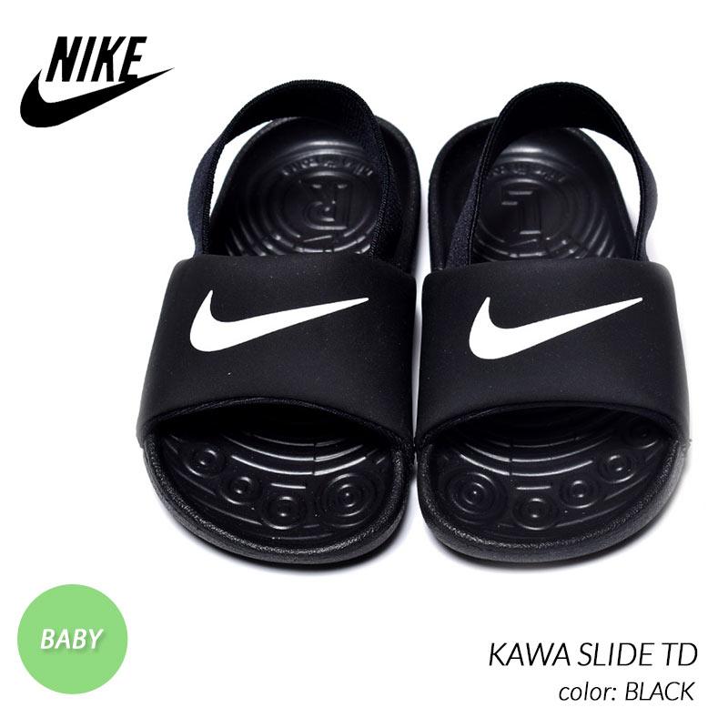 Nike Kawa Slide Td Black ナイキ カワ スライド ベビー キッズ サンダル スニーカー Sandal キッズ 黒 ブラック Bv1094 001 2584 Precious Place 通販 Yahoo ショッピング