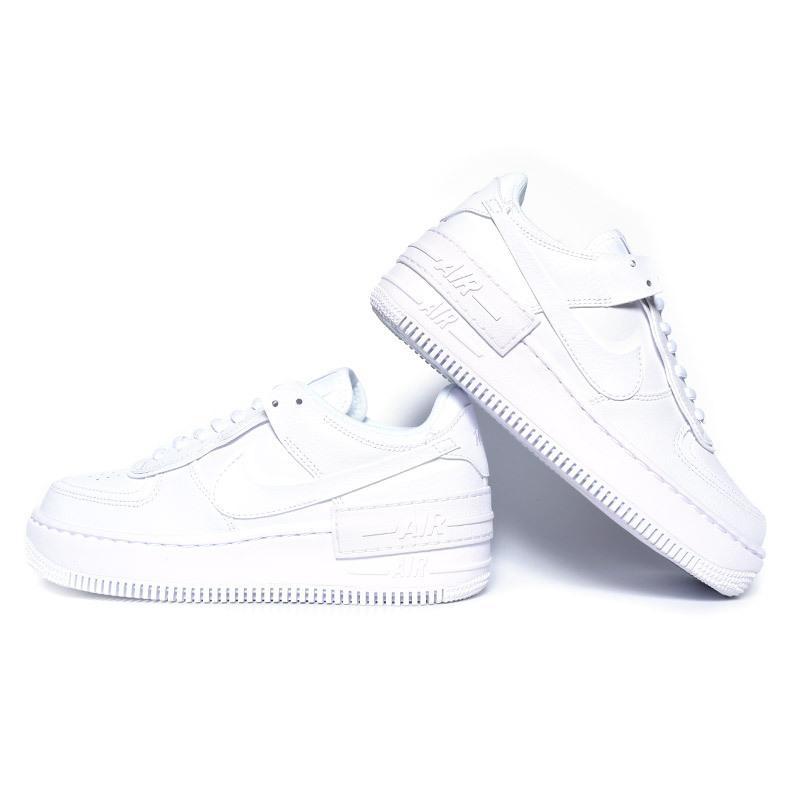 NIKE W AIR FORCE 1 SHADOW "TRIPLE WHITE" ナイキ ウィメンズ エアフォース 1 シャドウ スニーカー ( 白 レディース 厚底 CI0919-100 )｜precious-place｜08