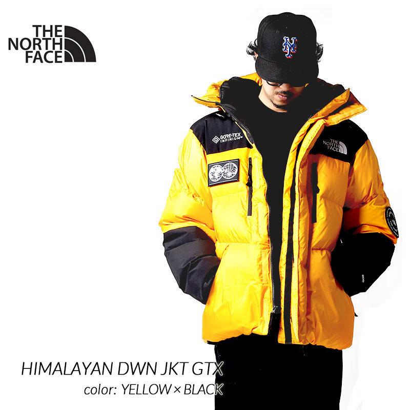 THE NORTH FACE HIMALAYAN DWN JKT GTX YELLOW × BLACK ザ THE NORTH FACE HIMALAYAN DWN JKT GTX YELLOW × BLACK ザ