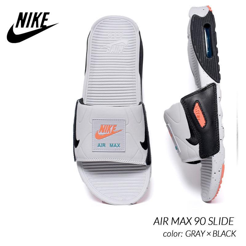 NIKE AIR MAX 90 SLIDE GRAY × BLACK ナイキ エアマックス NIKE AIR MAX 90 SLIDE GRAY × BLACK ナイキ エアマックス