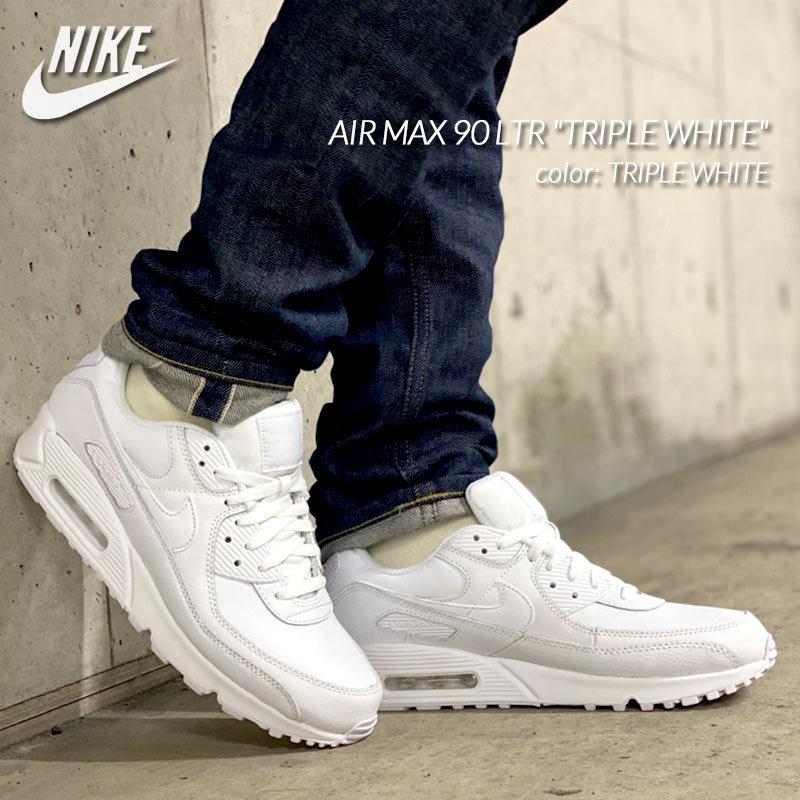 Nike Air Max 90 Ltr Triple White ナイキ エアマックス レザー スニーカー 白 ホワイト メンズ レディース ウィメンズ Cz5594 100 3166 Precious Place 通販 Yahoo ショッピング