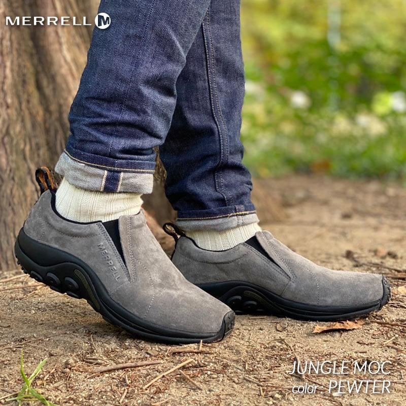 MERRELL JUNGLE MOC PEWTER メレル ジャングルモック シューズ MERRELL JUNGLE MOC PEWTER メレル ジャングルモック シューズ