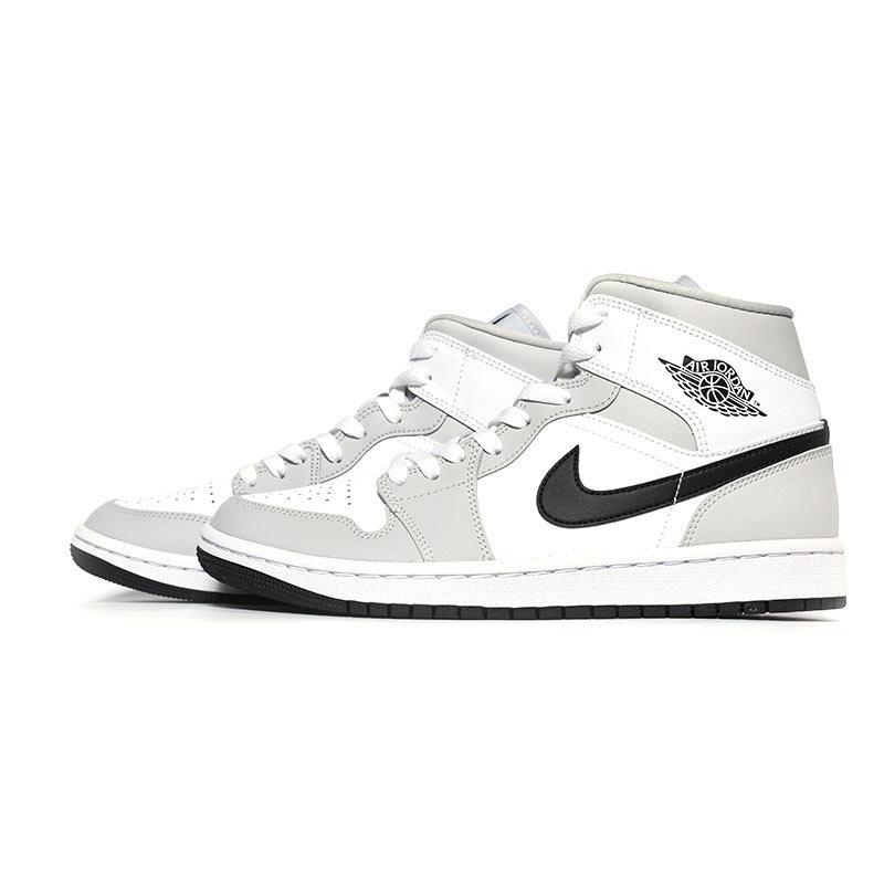 NIKE WMNS AIR JORDAN MID “LIGHT SMOKE GREY” ナイキ ウィメンズ エアジョーダン ミッド スニーカー グレー メンズサイズ BQ6472-015 :3250:PRECIOUS PLACE 通販 Jordan ジョーダン メンズ スニーカー サイズ US_9(27.0cm) Light Smoke Grey