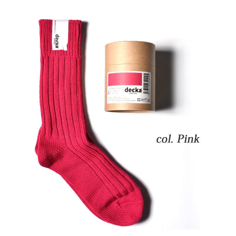 decka -quality socks- Cased Heavyweight Plain Socks デカ クオリティー ケース ヘビーウェイト プレーン ソックス ( 靴下 )｜precious-place｜09