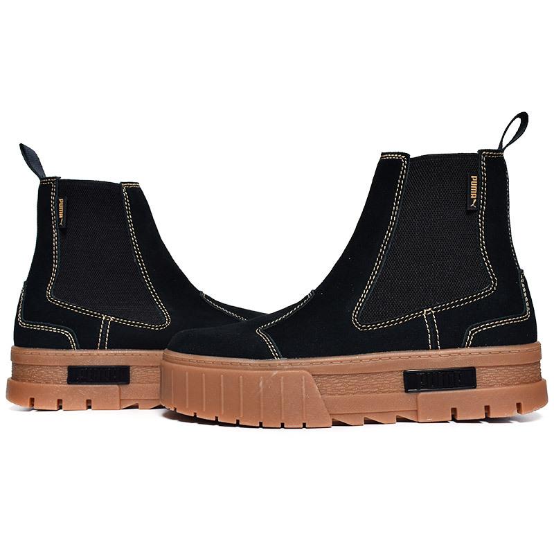 PUMA MAYZE CHELSEA SUEDE WMS ”BLACK GUM” プーマ ウィメンズ PUMA MAYZE CHELSEA SUEDE WMS ”BLACK GUM” プーマ ウィメンズ