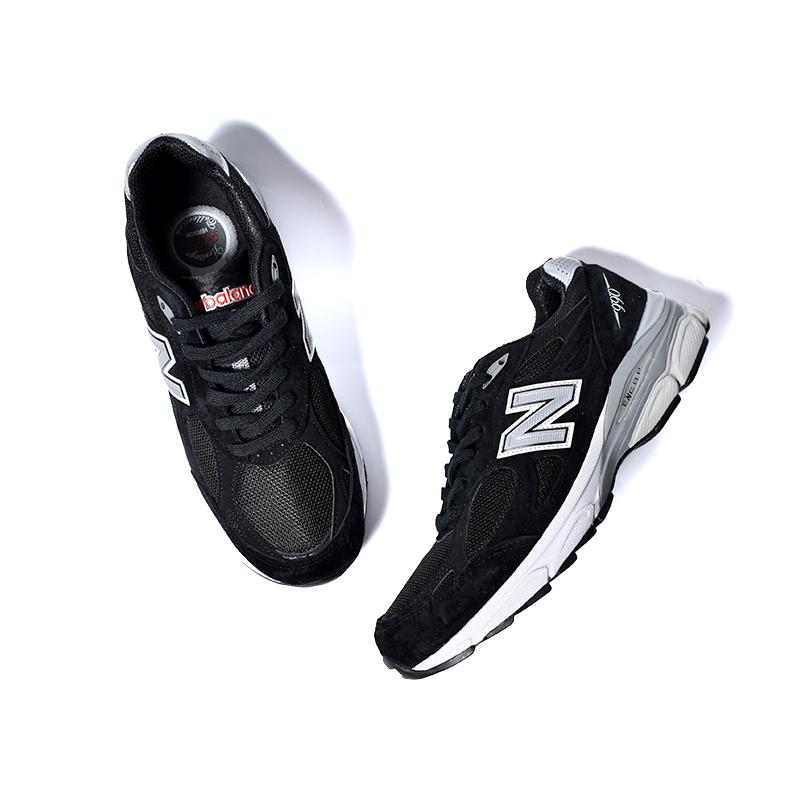 NEW BALANCE M990BS3 "MADE IN USA" BLACK × GRAY ニューバランス スニーカー ( 黒 ブラック グレー 灰色 992 993 996 998 メンズ )｜precious-place｜09