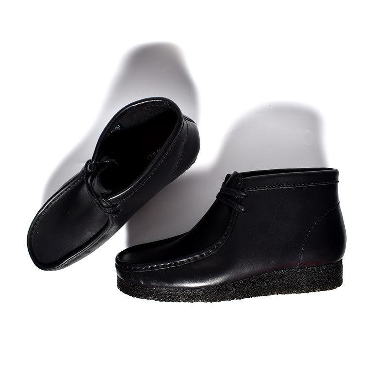 Clarks Wallabee Boot "Black Leather" クラークス ワラビー ブーツ シューズ ( 黒 靴 レザー boots メンズ レディース ウィメンズ 26155512 )｜precious-place｜09