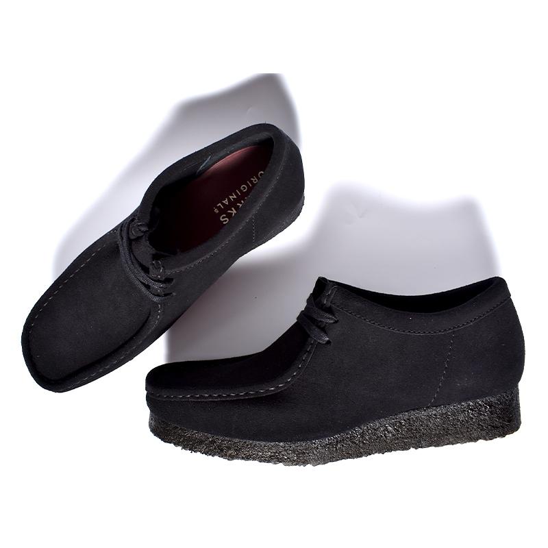 Clarks Wallabee "Black Suede" クラークス ワラビー シューズ ( 黒 靴 スエード ブーツ boots メンズ レディース ウィメンズ 26155519 )｜precious-place｜09