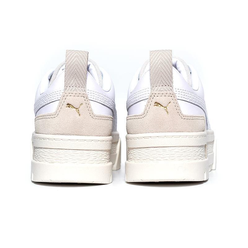 新品⭐︎ PUMA MAYZE WNS 厚底スニーカースエード×金ロゴ24.5 PUMA MAYZE PRM WNS 