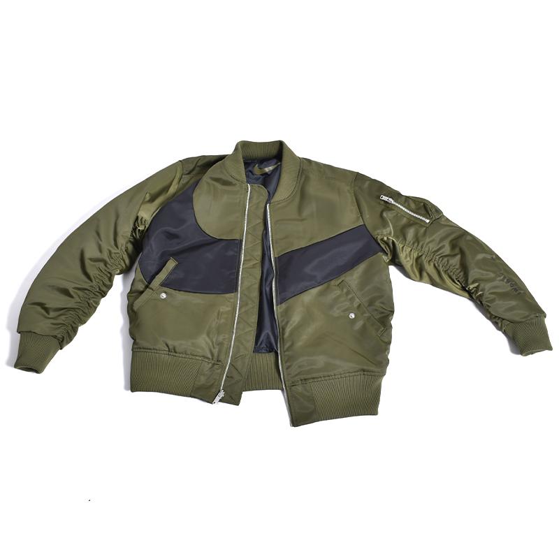 NIKE M NSW SYEFL SWOOSH BOMBER KHAKI × WHITE ナイキ ボンバー NIKE M NSW SYEFL SWOOSH BOMBER KHAKI × WHITE ナイキ ボンバー